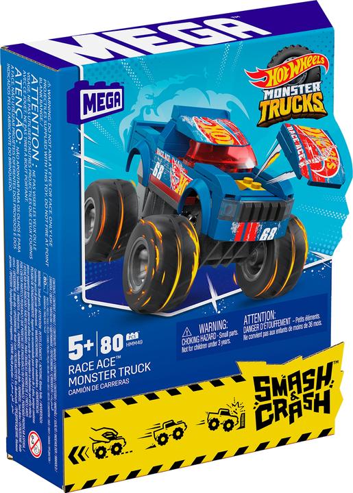 Image du produit Mega Monster Truck Race Ace Chocs et Fracas Hot Wheels®