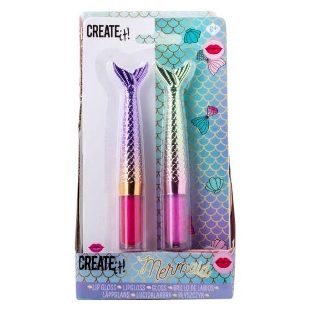 Create It! Zeemeermin Lipgloss, 2st.
