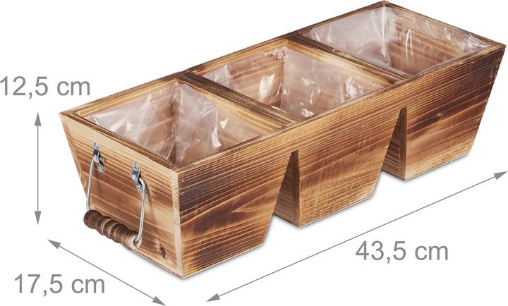 Actual product image Relaxdays Flower box (43.50 cm)