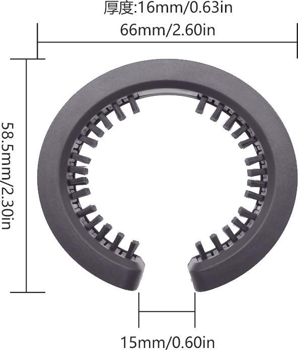Actual product image Flickbee Cleaning brush for Dyson Airwrap curling attachments