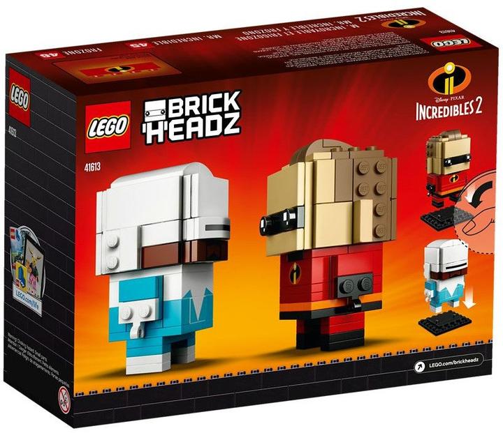 Actual product image LEGO Brickheadz - Mr. Incredible and Frozone (41613, LEGO Brickheadz)