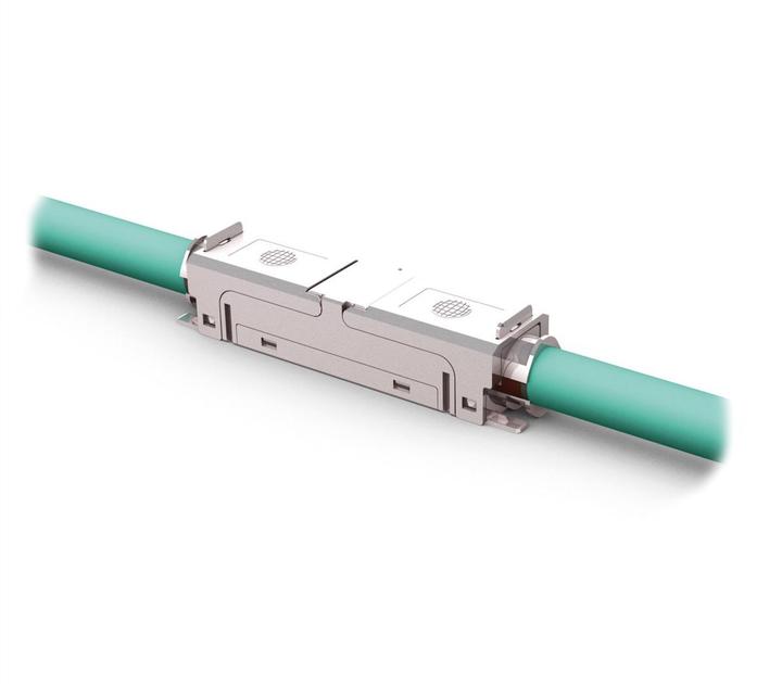 Actual product image ZVK EasyLan fixLink Extender Cat.6A (Class EA) ISO/IEC, shielded (Network coupling)