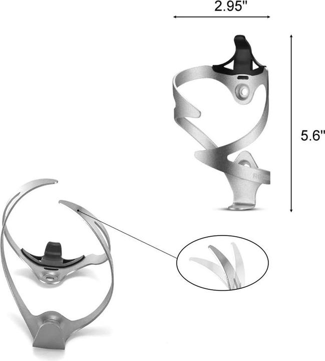 Produktbild Rockbros 2017-11AS Fahrrad-Trinkflaschenhalter – Weiss