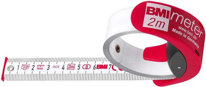Immagine prodotto BMI Metro a rullo tascabile lunghezza 3 m larghezza 16 mm mm/cm EG II funzione righello in plastica (3 m)