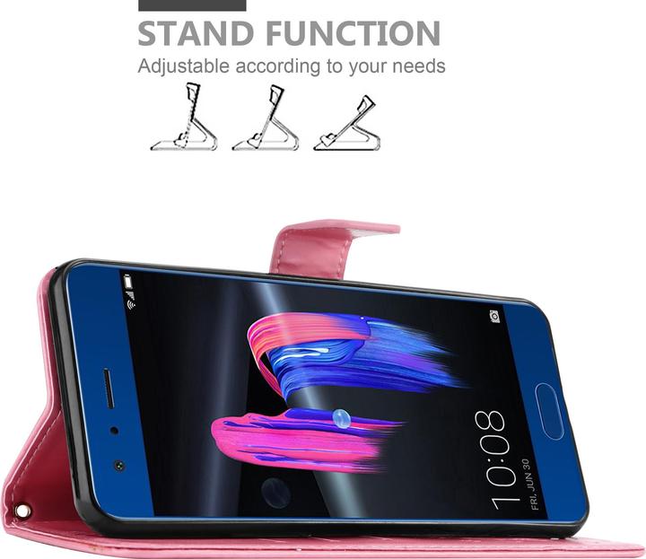 Actual product image Cadorabo Flower Book Cover (Honor 9)