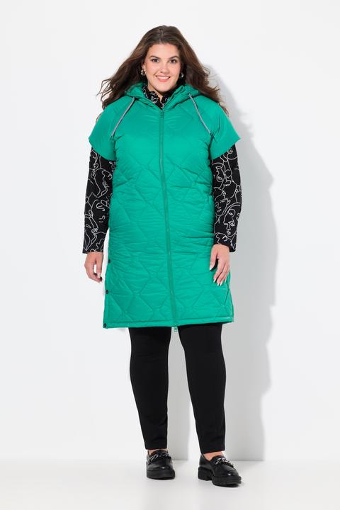 Produktbild Ulla Popken HYPRAR Steppweste, Tunnelzug, 2-Wege-Zipper, recycelt (56)