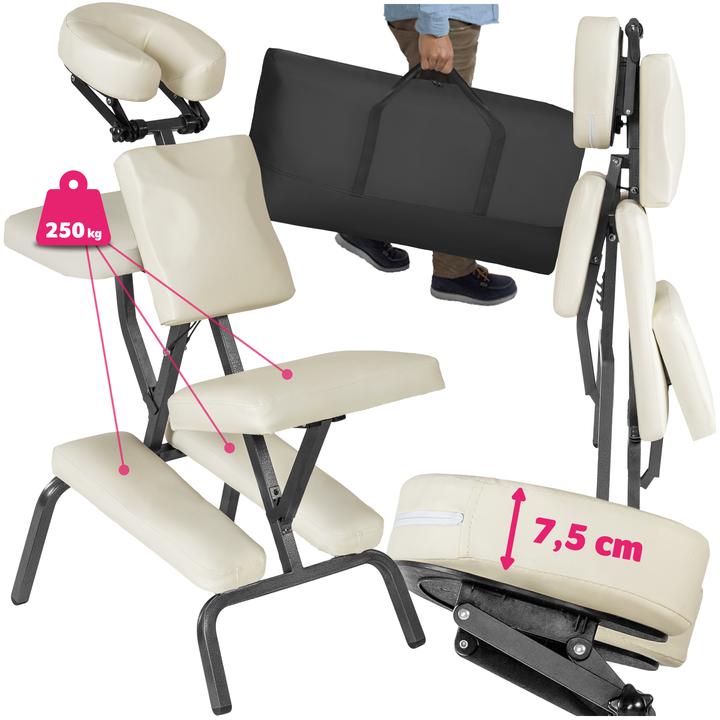 Actual product image tectake Massage chair