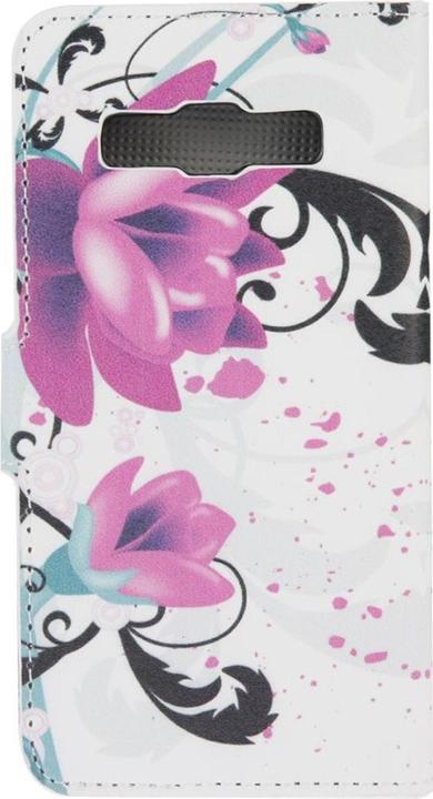 Produktbild König Design Schutzhülle Handytasche (Flip Quer) für Handy Samsung Galaxy A5 A500F Blume (Samsung Galaxy J5 (2015))