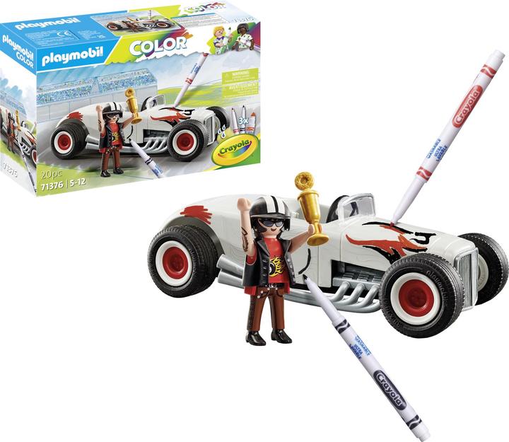 Produktbild Playmobil Rennauto (71376, Playmobil Color)