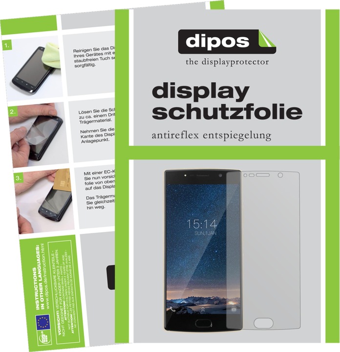 Produktbild Dipos Displayschutzfolie Antireflex (5 Stück, Doogee BL7000)