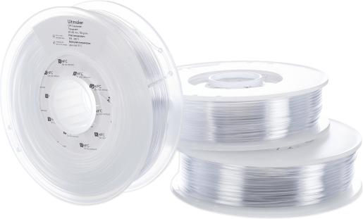 Actual product image Ultimaker Cpe (CPE, 2.85 mm, 750 g, Transparent)