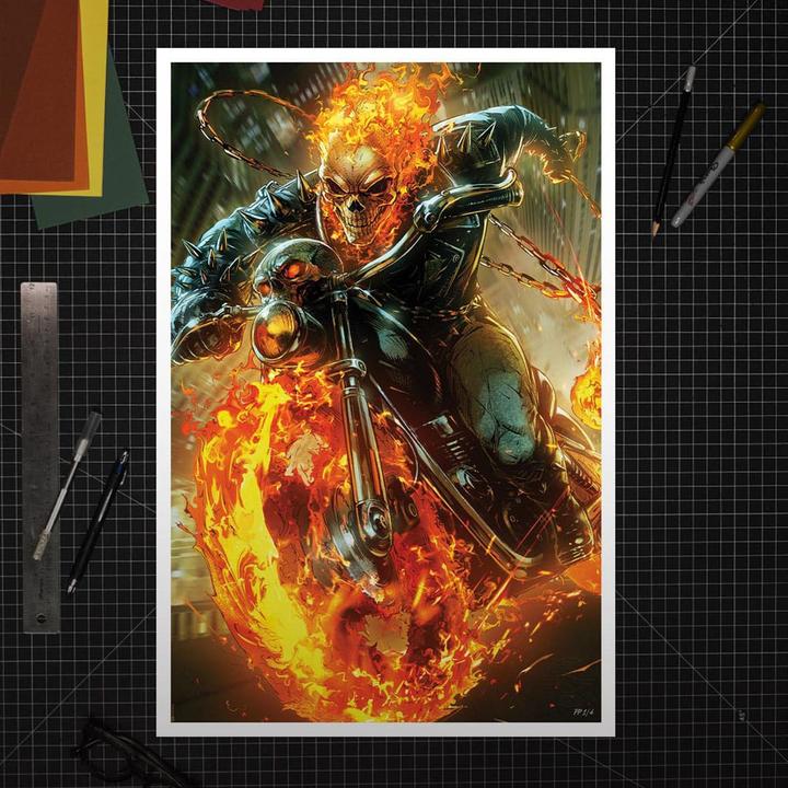 Produktbild Sideshow Marvel Kunstdruck Cosmic Ghost Rider 61 x 41 cm - ungerahmt (11.30 x 10.50 cm)