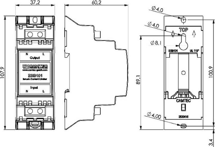 Produktbild Camtec 3041081004 Einschaltstrombegre