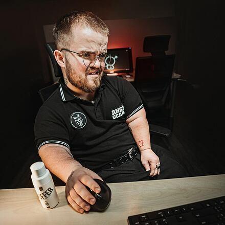 Produktbild Angry Beards Calm Balls Puffer Sit & Chill (Intimwaschlotion)