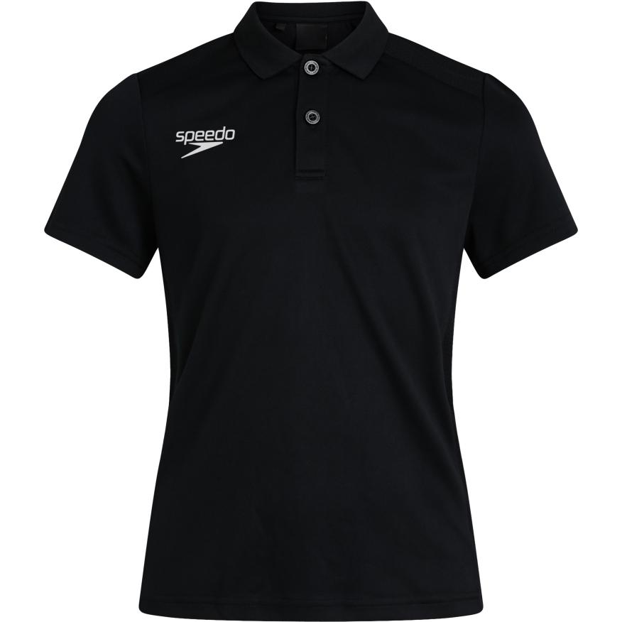 Speedo, Damen, Shirt, Club Dry Polo Af, Schwarz, (6)
