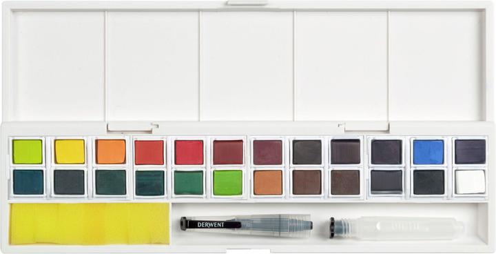 Immagine prodotto Derwent Palette Inktense Paint 24 Pan (603054) (Bianco)