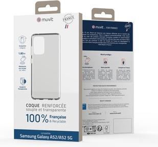 Produktbild Muvit For France Coque Crystal Soft Renforcee : Galaxy A52/A52 5g (Samsung Galaxy A52, Samsung Galaxy A52 5G)
