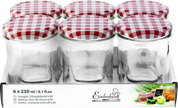Einkochwelt Konservengläser (6 Stk., 0.23 l)