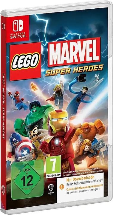 Image du produit WB LEGO Marvel Super Heroes (Code in a Box) (Switch, DE)