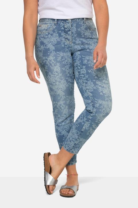 Actual product image Angel of Style Slim Fit 5-Pocket All-Over Print Jeans (56)