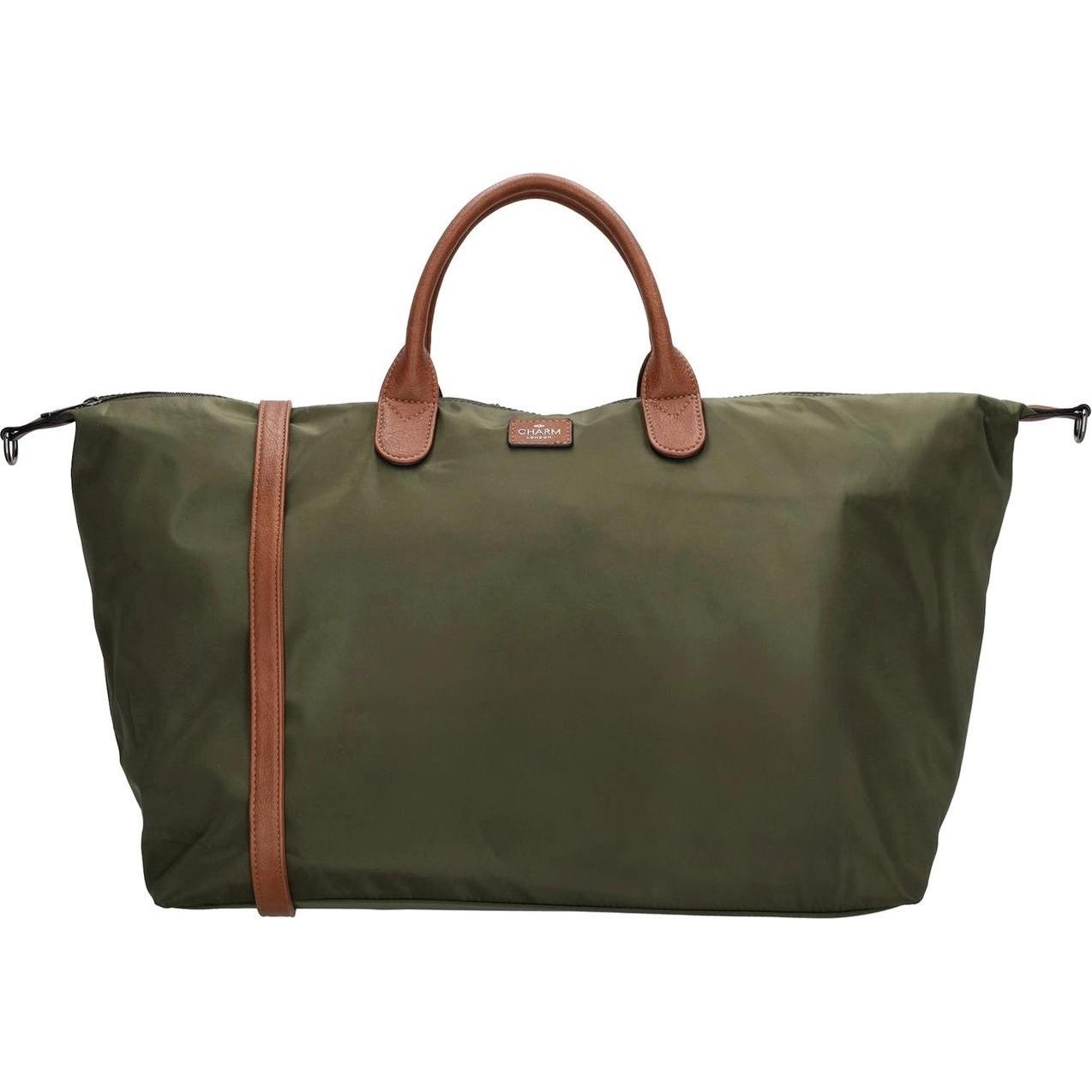 Charm, Borsa, London Buckingham Reistas Weekendtas Grote Hand & Schoudertas - Ook ruimte voor, Verde
