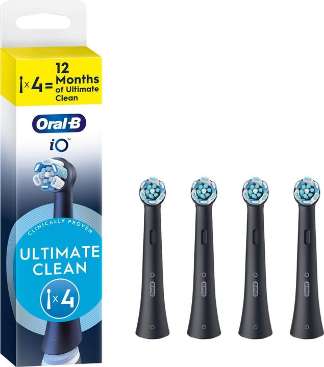 Oral-B Ersatzkopf Schwarz (4 x)