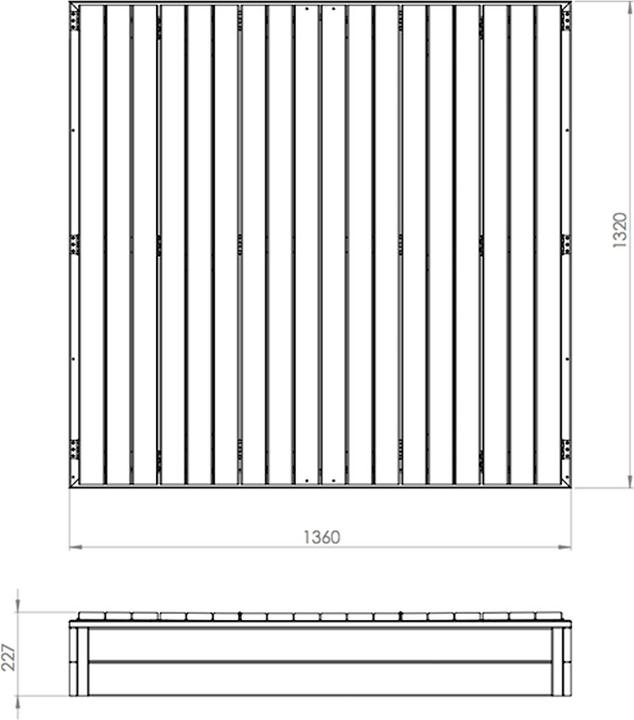 Produktbild Exit Sandkasten Aksent XL
