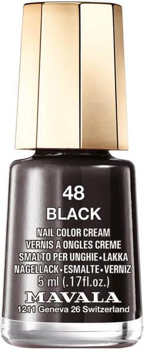 Actual product image Mavala Mini Colour's nail polish (Black, Colour paint)