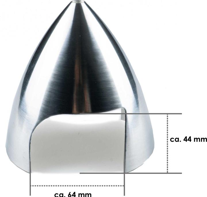 Immagine prodotto Planet-Hobby Aluspinner DLE gebohrt ø 114mm 2-Blatt DLE111/120 grosser Ausschnitt
