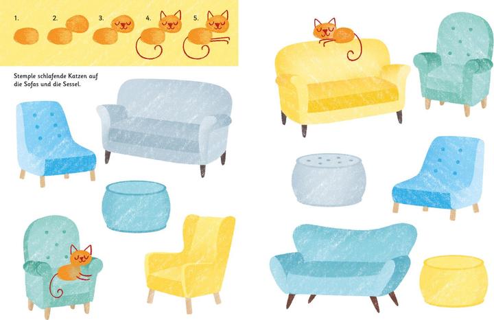 Produktbild Fingerstempeln: Hunde und Katzen