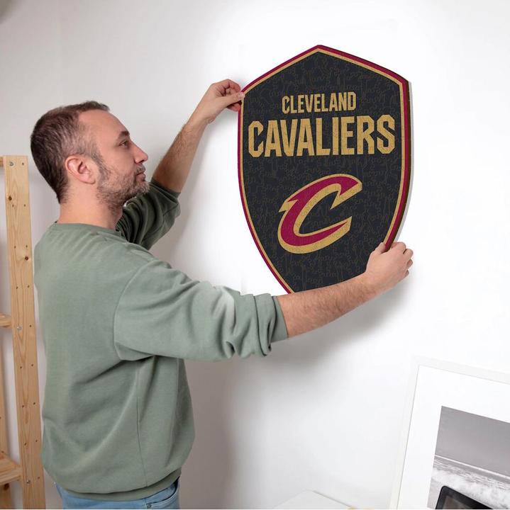 Productafbeelding Iconic NBA - Cleveland Cavaliers - Logo - Holz Puzzle Grösse L (500 Teile) (500 onderdelen)