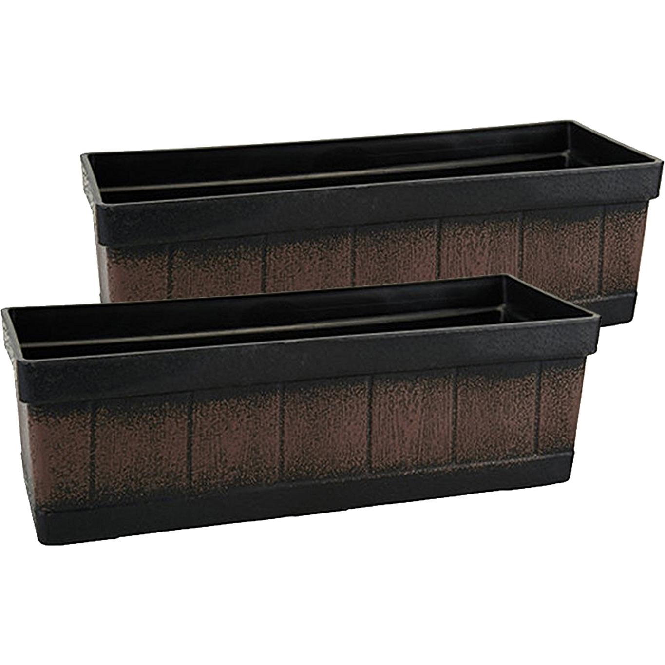 HTI-Living, Blumentopf, Blumenkasten 2er-Set (46.50 cm)