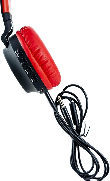 Produktbild PowerLocus Buddy Bluetooth-Kinderkopfhörer black/red