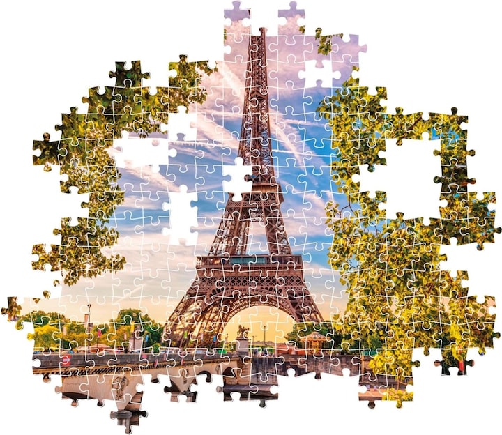 Actual product image Clementoni Puzzle Along the Seine 500 pièces (500 pieces)