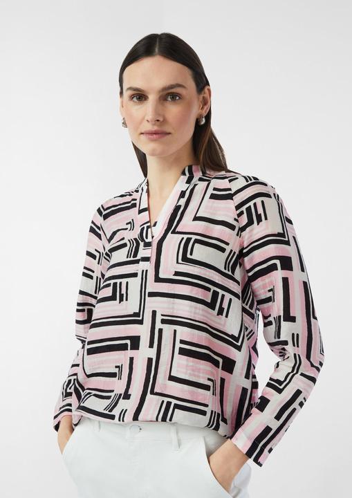 Produktbild Comma Bluse Strukturierte Tunikabluse mit Raglan-Ärmeln (40)