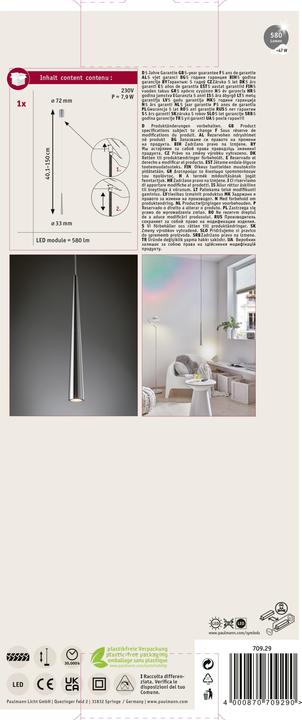Produktbild Paulmann Gutta (600 lm)