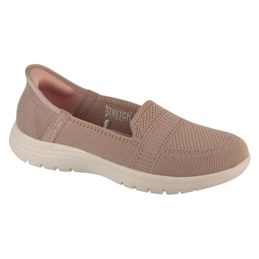 Skechers, Damen, Sneakers, Slip-Ins On The Go Flex - Camellia Beige, Beige, (40)