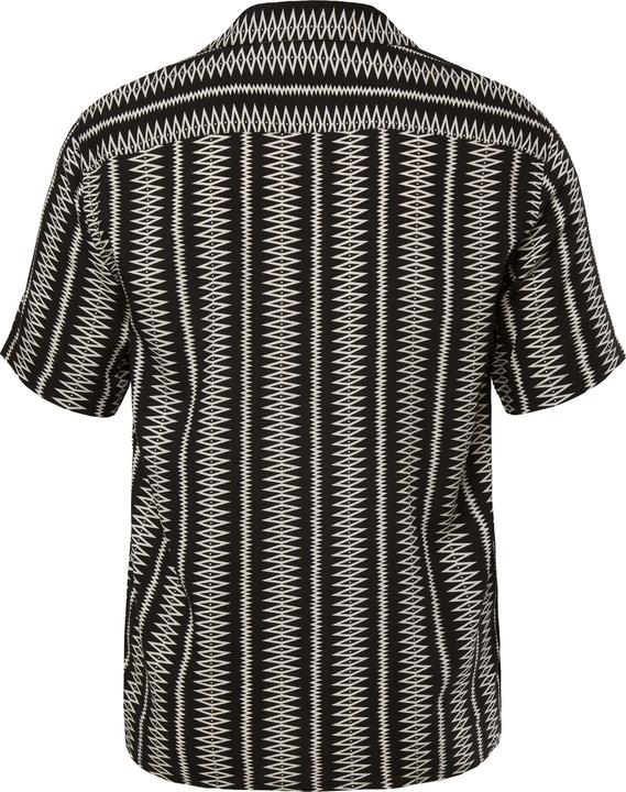Produktbild Men+ Viskose-Hemd, Halbarm, Alloverprint, Cubakragen, Cuba Fit (7XL)