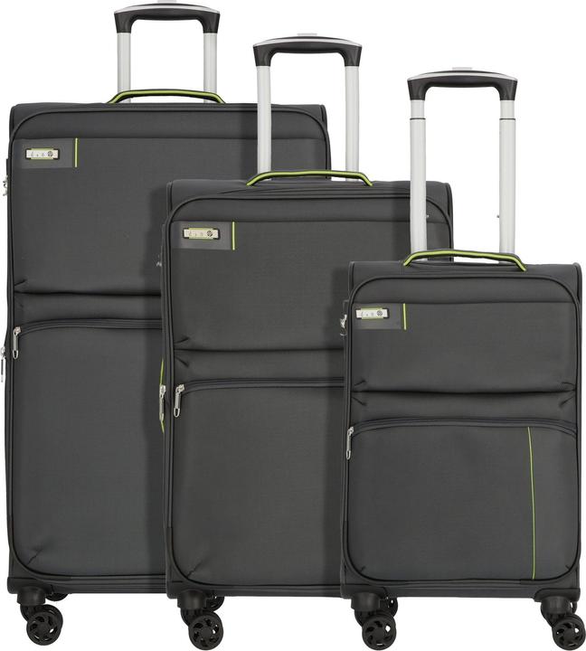 Actual product image D&N Travel Line 6704 4-wheel suitcase set 3 pcs. (208 l)