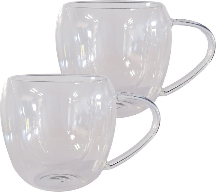 Produktbild neuetischkultur Doppelwandglas mit Griff 2er Set (280 ml, 2 x)