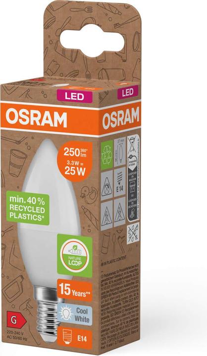 Produktbild Osram LED Pcr Lamps With Classic B (E14, 250 lm, 6x)
