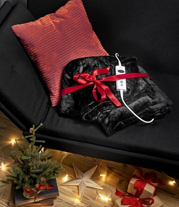 Produktbild OBH Nordica Cosy Hug Heating Plaid 130x160 cm - Black (4096) (130 x 160 cm)