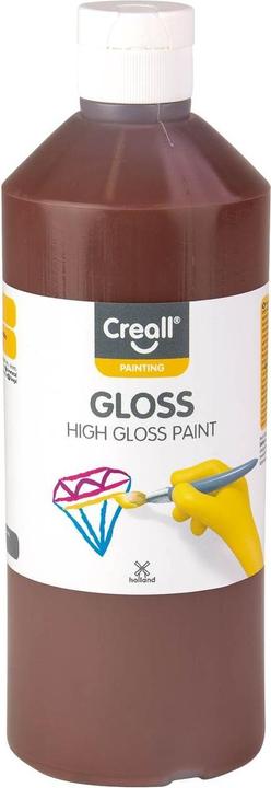 Actual product image Creall Gloss Glansverf Bruin, 500ml (Brown, 500 ml)