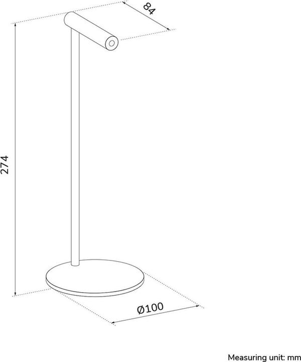 Actual product image Neomounts Headsetständer silber universal/Aluminium