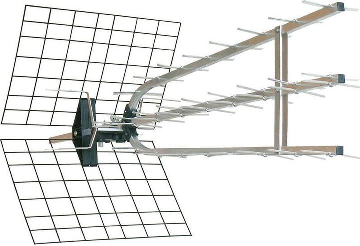 Produktbild Metronic UHF-Antenne dreifach verstärkt mit Netzteil (DVB-T / -T2)