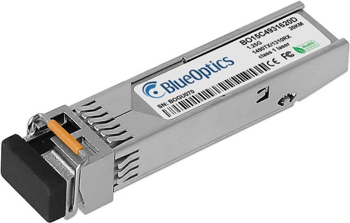 Actual product image BlueOptics Alcatel-Lucent iSFP-GIG-BX-D Compatible SFP BO15C4931620D