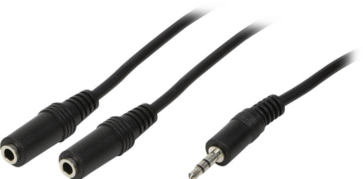 Image du produit LogiLink CA Câble de connexion (0.20 m, Câble AUX)
