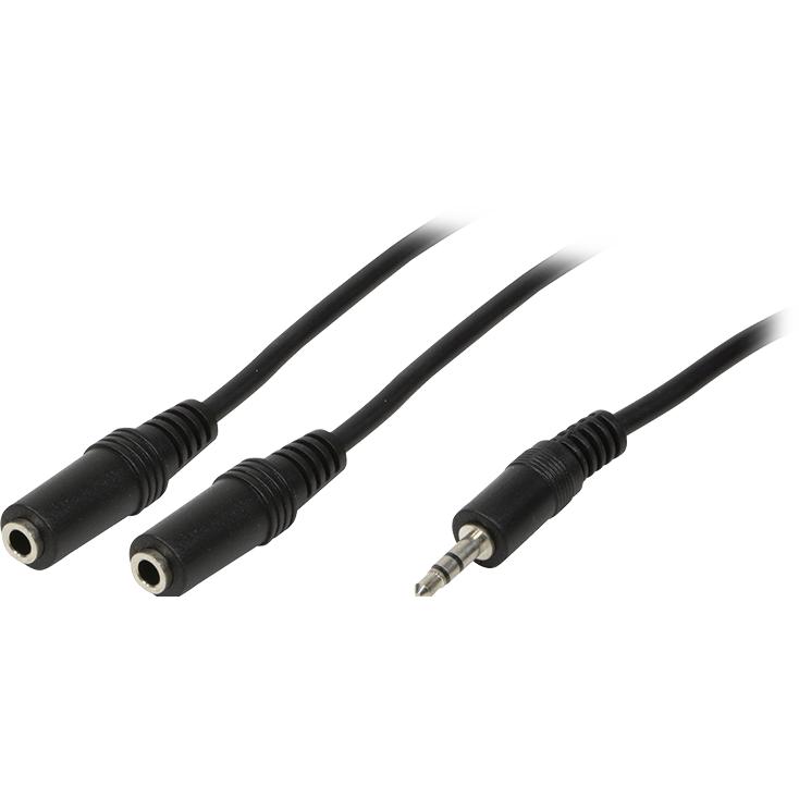Thumbnail - LogiLink CA Anschlusskabel (0.20 m, 3.5mm Klinke (AUX)), Audio Kabel