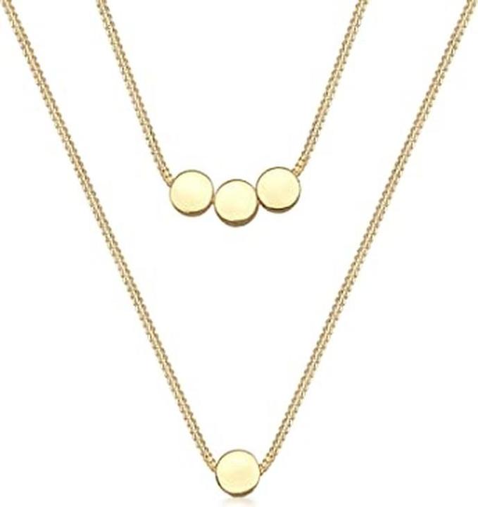 Immagine prodotto Elli 2-lagige Kette mit Kreisen (Argento)