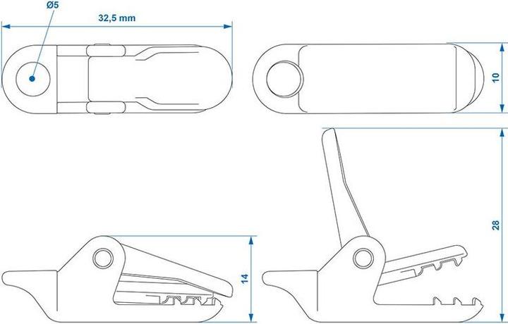 Produktbild ProPlus Zeltteppichclips Set von 10 Stück
